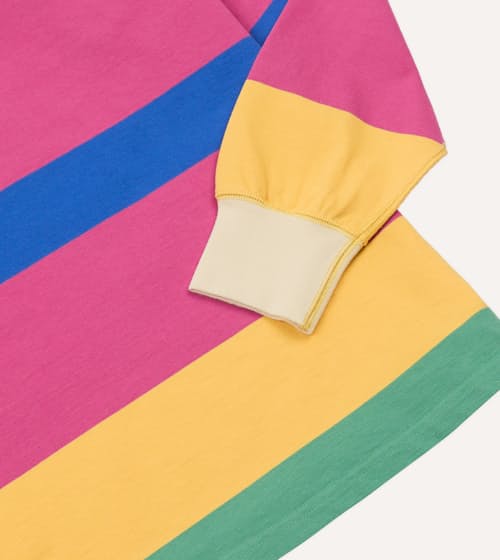 laydown detail image of Striped Rugby Shirt