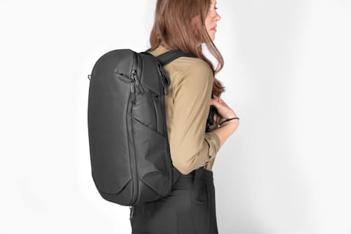 on model image of Travel Backpack - 30L