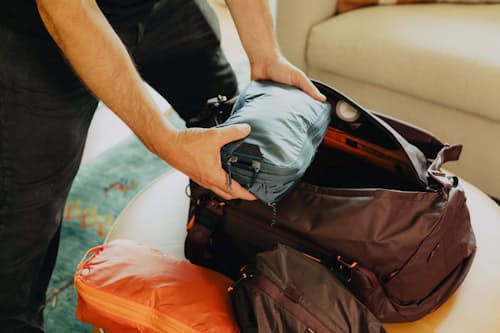 lifestyle image of Packing Cube - S