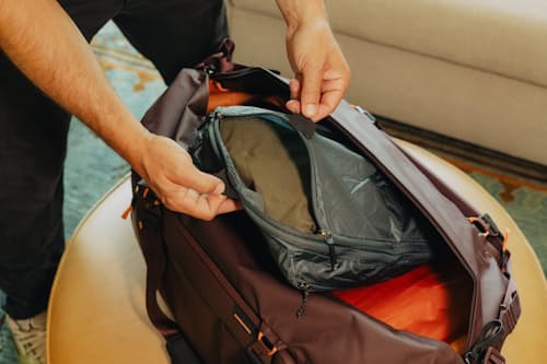 lifestyle image of Packing Cube - M