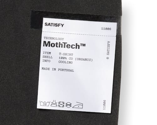 laydown detail image of MothTech T-Shirt- Huckberry Exclusive