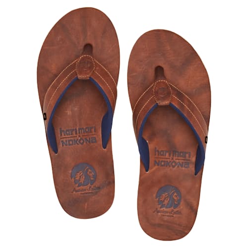 laydown image of Nakona Leather 3 Point Sandal