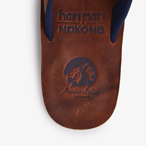 laydown detail image of Nakona Leather 3 Point Sandal