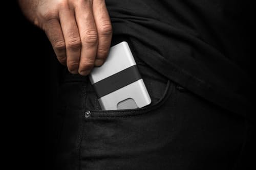 on model image of The Lowe Wallet
