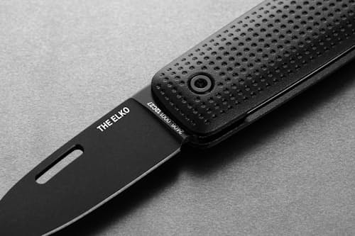laydown detail image of The Elko Pocket Knife