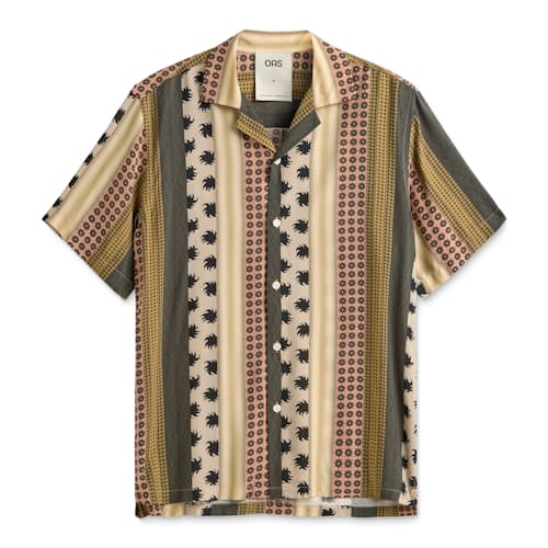 laydown image of Viscose Short Sleeve Shirt