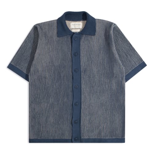 laydown image of Velzy Cardigan Sweater Polo
