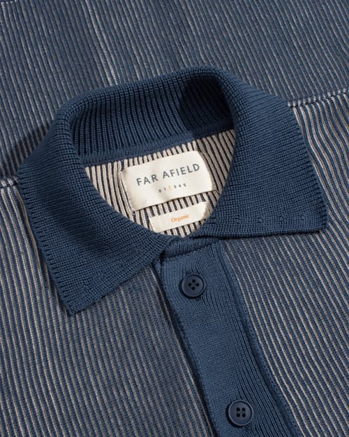 laydown detail image of Velzy Cardigan Sweater Polo