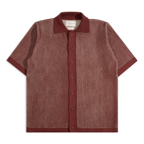 laydown image of Velzy Cardigan Sweater Polo