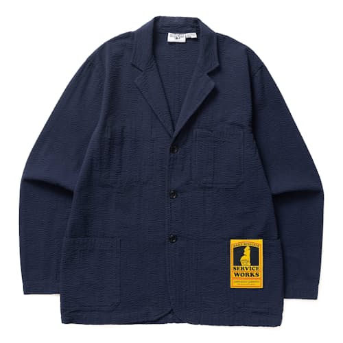 laydown image of Seersucker Sever Suit Jacket