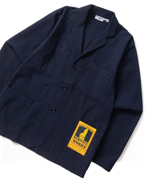 laydown detail image of Seersucker Sever Suit Jacket