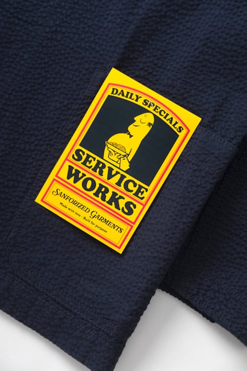 laydown detail image of Seersucker Sever Suit Jacket