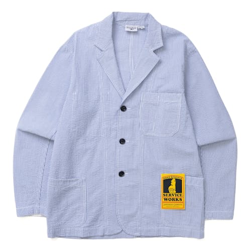 laydown image of Seersucker Sever Suit Jacket