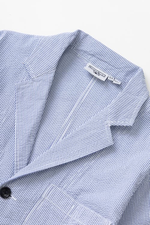 laydown detail image of Seersucker Sever Suit Jacket