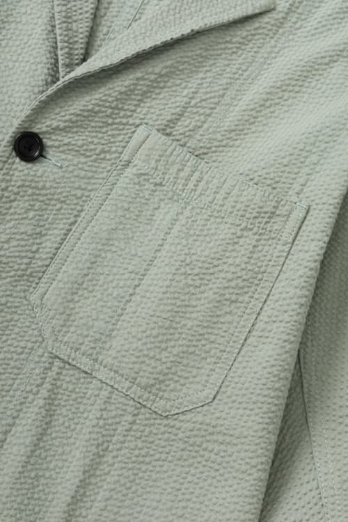 laydown detail image of Seersucker Sever Suit Jacket
