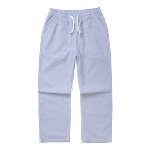 laydown image of Seersucker Chef Pants