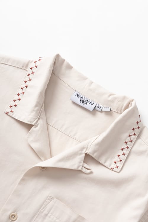 laydown detail image of Border Short Sleeve Shirt