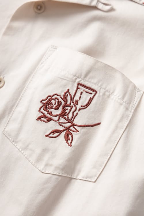 laydown detail image of Border Short Sleeve Shirt