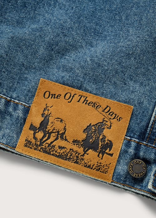 laydown detail image of Denim Trucker Jacket