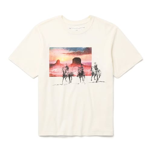 laydown image of Premium Western Graphic T-Shirt