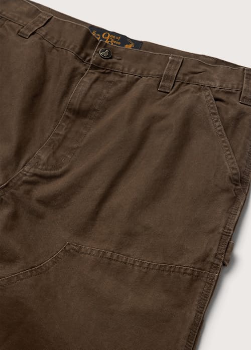 laydown detail image of Canvas Double Knee Pants