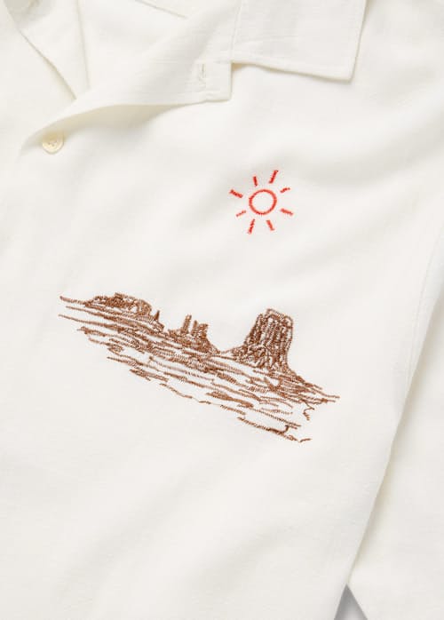 laydown detail image of Western Camp Shirt