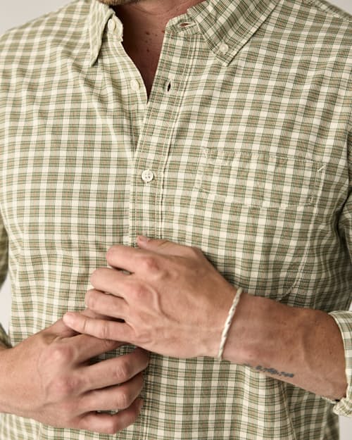 on model image of Poplin Draftsman Shirt