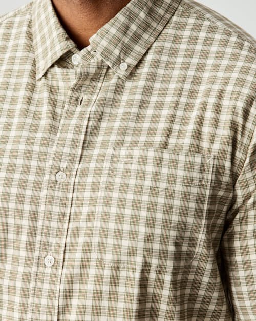 on model image of Poplin Draftsman Shirt