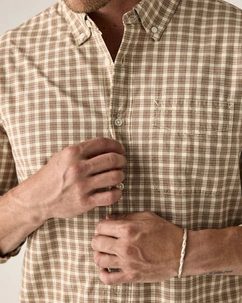 on model image of Poplin Draftsman Shirt