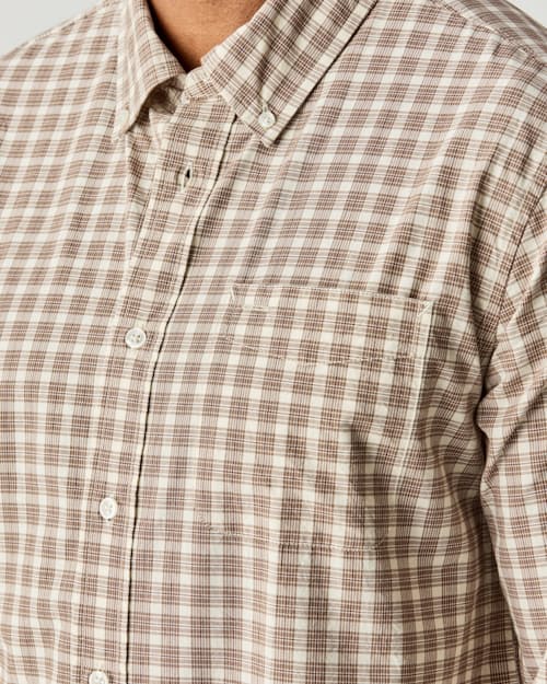 on model image of Poplin Draftsman Shirt