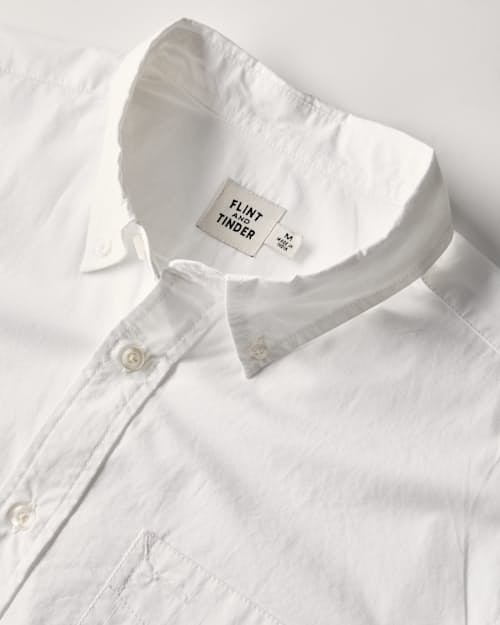 laydown detail image of Poplin Draftsman Short Sleeve Shirt