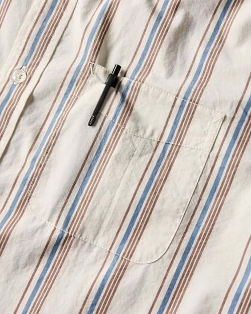 laydown detail image of Poplin Draftsman Short Sleeve Shirt