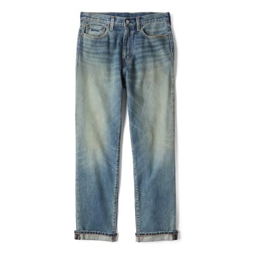 laydown image of Barbour x Levi's Loose Jean