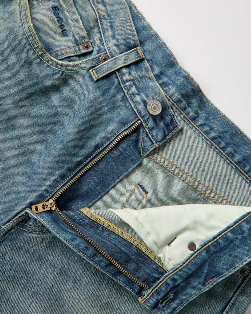 laydown detail image of Barbour x Levi's Loose Jean