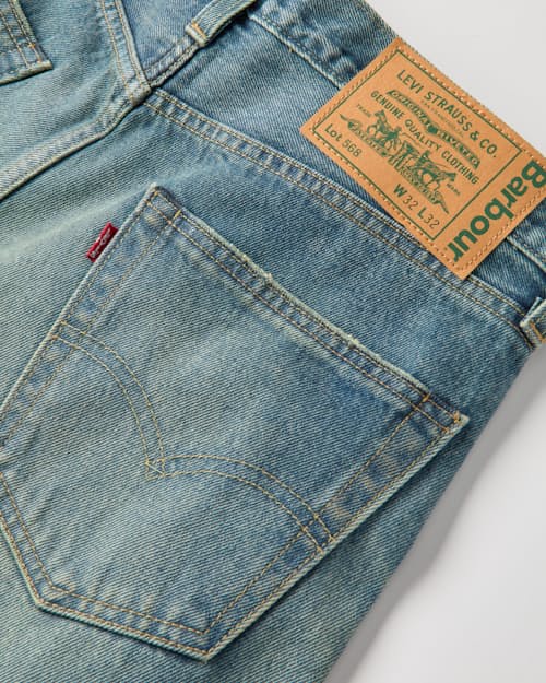 laydown detail image of Barbour x Levi's Loose Jean