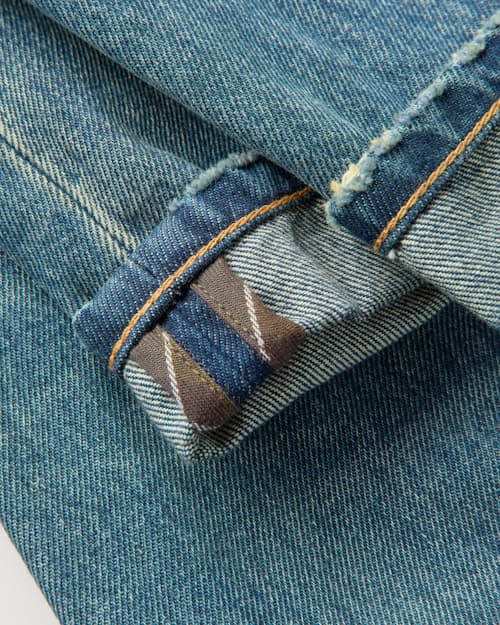 laydown detail image of Barbour x Levi's Loose Jean