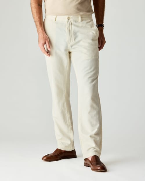 lifestyle image of Cotton Linen Chino - HB Straight