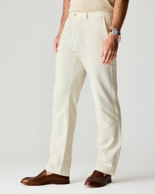 lifestyle image of Cotton Linen Chino - HB Straight