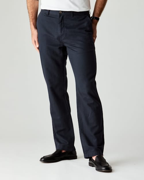 lifestyle image of Cotton Linen Chino - HB Straight