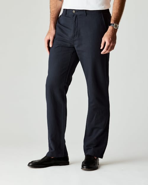 lifestyle image of Cotton Linen Chino - HB Straight