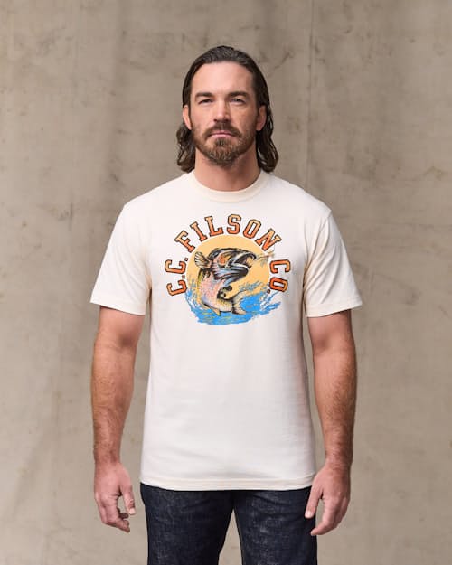 on model image of Outdoor Outfitters Graphic T-Shirt