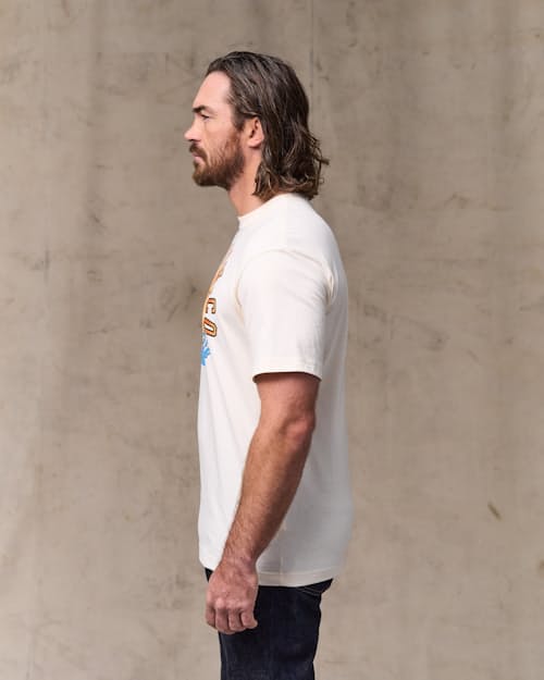 on model image of Outdoor Outfitters Graphic T-Shirt