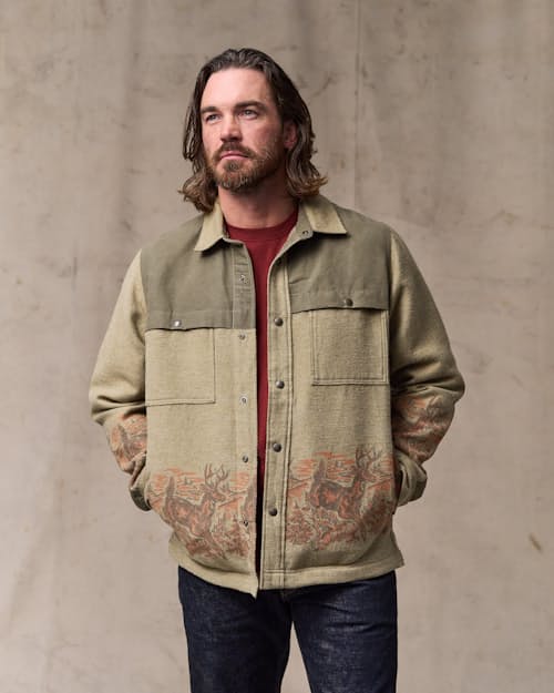 on model image of Colchuck Forester Jac Shirt