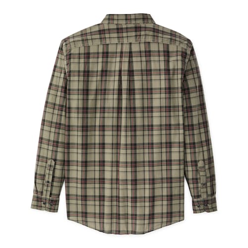 laydown image of Long Sleeve Madras Shirt