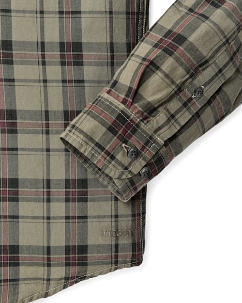 laydown detail image of Long Sleeve Madras Shirt
