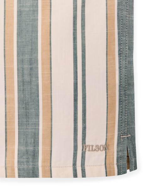 laydown detail image of Short Sleeve Chambray Camp Shirt