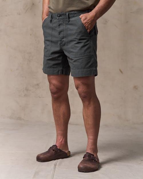 on model image of Field Supply Shorts
