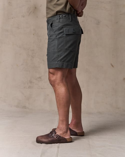 on model image of Field Supply Shorts