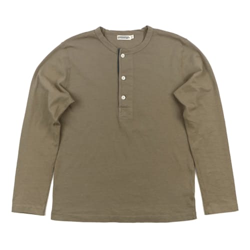laydown image of American Heavyweight Knit Henley