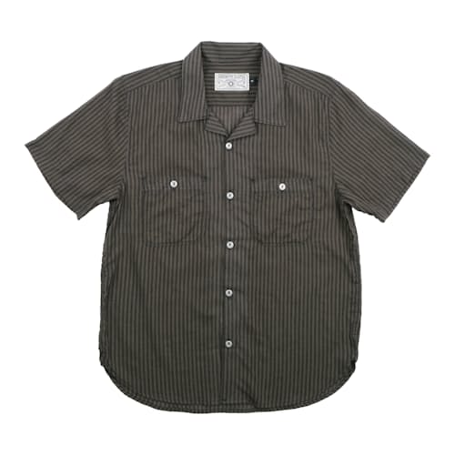laydown image of Dayton Camp Collar Short Sleeve Shirt